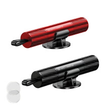Car Safety Hammer 2in1 Seatbelt Cutter and Emergency Glass Breaker, Compact Keychain Escape Tool 2 Pack Red and Black