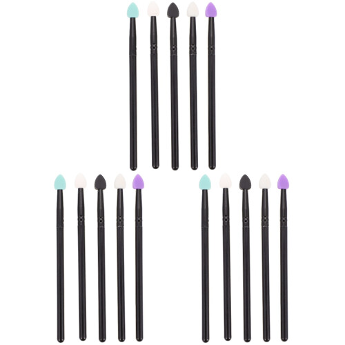 15Pièces Ensemble De Pinceaux Silicone Colorés Professionnels 1