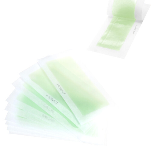 30Pièces Papier Dépilatoire Vert Jetable Pour Corps Et