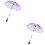 2Pièces Ombrelle Poussette Bébé Violet Usage Extérieur Design Simple 6