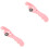 2Pièces Briseur Ampoules Rose Outil De Solide En ABS 5