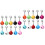 20Pièces Accessoires Collier Chat Cloches Métal Variés 5