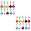 20Pièces Accessoires Collier Chat Cloches Métal Variés 7