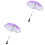 2Pièces Ombrelle Poussette Bébé Violet Usage Extérieur Design Simple 3