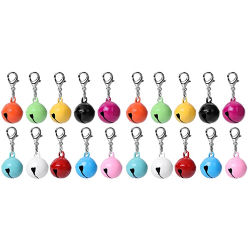 20Pièces Accessoires Collier Chat Cloches Métal Variés 2