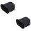 2Pièces Étui Silicone Protecteur Caméra Flexible Noir 7