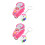 2Ensembles Mignonnes Quartz Rose - 8