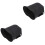 2Pièces Étui Silicone Protecteur Caméra Flexible Noir 4
