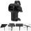 2Pièces Accessoire Pivot ABS Pour Support Projecteur Noir Polyvalent 11