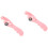2Pièces Briseur Ampoules Rose Outil De Solide En ABS 6