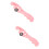 2Pièces Briseur Ampoules Rose Outil De Solide En ABS 9