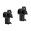 2Pièces Accessoire Pivot ABS Pour Support Projecteur Noir Polyvalent 6