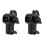 2Pièces Accessoire Pivot ABS Pour Support Projecteur Noir Polyvalent 4