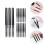 80Pièces Outil Sourcils Noire Nylon Couvercles Protège 9