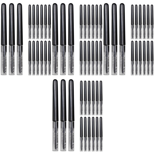 80Pièces Outil Sourcils Noire Nylon Couvercles Protège 2