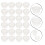 100Pièces Boîtes Sauce Jetables PP Transparentes Boîtes À 10