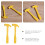 8Pièces Marteaux Mallet Jouets Educatifs Enfants Durable 11
