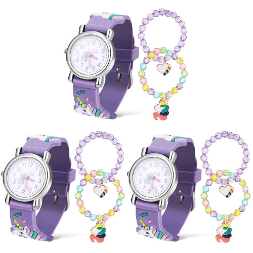 3Ensembles Enfants Bracelet Alloy Chiffres 1