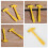 8Pièces Marteaux Mallet Jouets Educatifs Enfants Durable 8