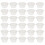 100Pièces Boîtes Sauce Jetables PP Transparentes Boîtes À 1