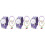 3Ensembles Enfants Bracelet Alloy Chiffres 4