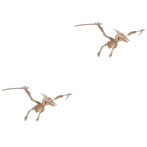 2 Pièces Kit 3D En Bois Ptérosaurien Pour Enfants 2