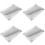 4Ensembles Coussin Main Cuir Argent Pour Usage Nail Art 5