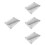4Ensembles Coussin Main Cuir Argent Pour Usage Nail Art 6