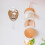 Boho Tube Pour Support Mural En Bois Forme De 4