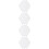 120Pièces Jetons De Backgammon Blancs Ronds Accessoires Jeu Éducatif 3