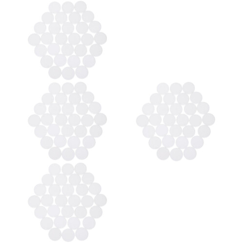120Pièces Jetons De Backgammon Blancs Ronds Accessoires Jeu Éducatif 1