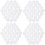 120Pièces Jetons De Backgammon Blancs Ronds Accessoires Jeu Éducatif 5