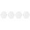 120Pièces Jetons De Backgammon Blancs Ronds Accessoires Jeu Éducatif 6