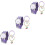 3Ensembles Enfants Bracelet Alloy Chiffres 5