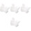 8Pièces Valves Remplacement À Sein Silicone Blanches Usage Sûr 5