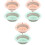 6Pièces Bassines Pliables Pour Bébé Colorées 4