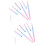 6Pièces Nail Art Pinceaux Fins Multi Usage Élégants Et Solides 7