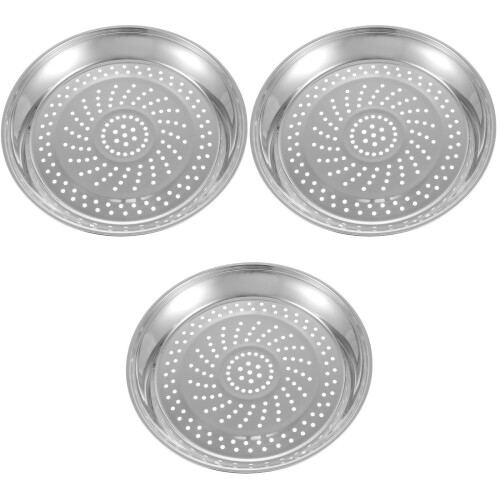 3Pièces Panier Argenté Acier Résistant Usage 2