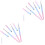 6Pièces Nail Art Pinceaux Fins Multi Usage Élégants Et Solides 3