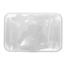 7Ensembles Brosse Silicone Blanche Outil Portable