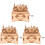 3Ensembles Boîte À À Bois DIY Puzzle Khaki 3