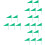 20Pièces Drapeaux De Marquage Fer Vert Petite Taille Durable 8