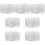 7Ensembles Brosse Silicone Blanche Outil Portable 7