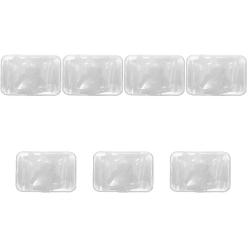 7Ensembles Brosse Silicone Blanche Outil Portable 2