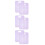 6Pièces Liner Violette PP Pour Pliage Rangement 2