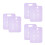 6Pièces Liner Violette PP Pour Pliage Rangement 3