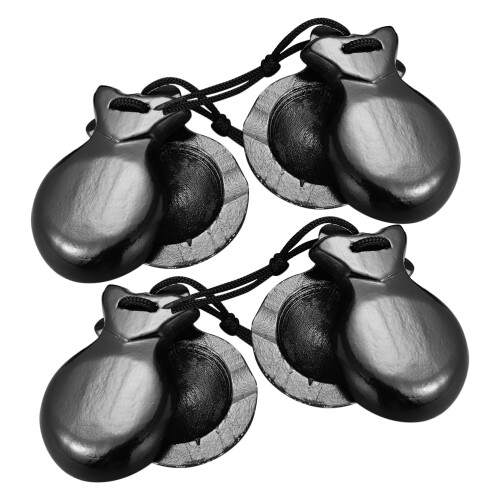 20Pièces Instruments De Percussion En Bois Noires Fines 1