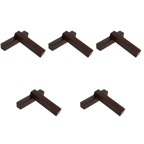 10Pièces -Papiers Bois Fonçé Pour 2