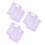 6Pièces Liner Violette PP Pour Pliage Rangement 6