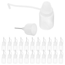 90Pièces Flacons Applicateurs Rechargeables En Pe Embout Acier